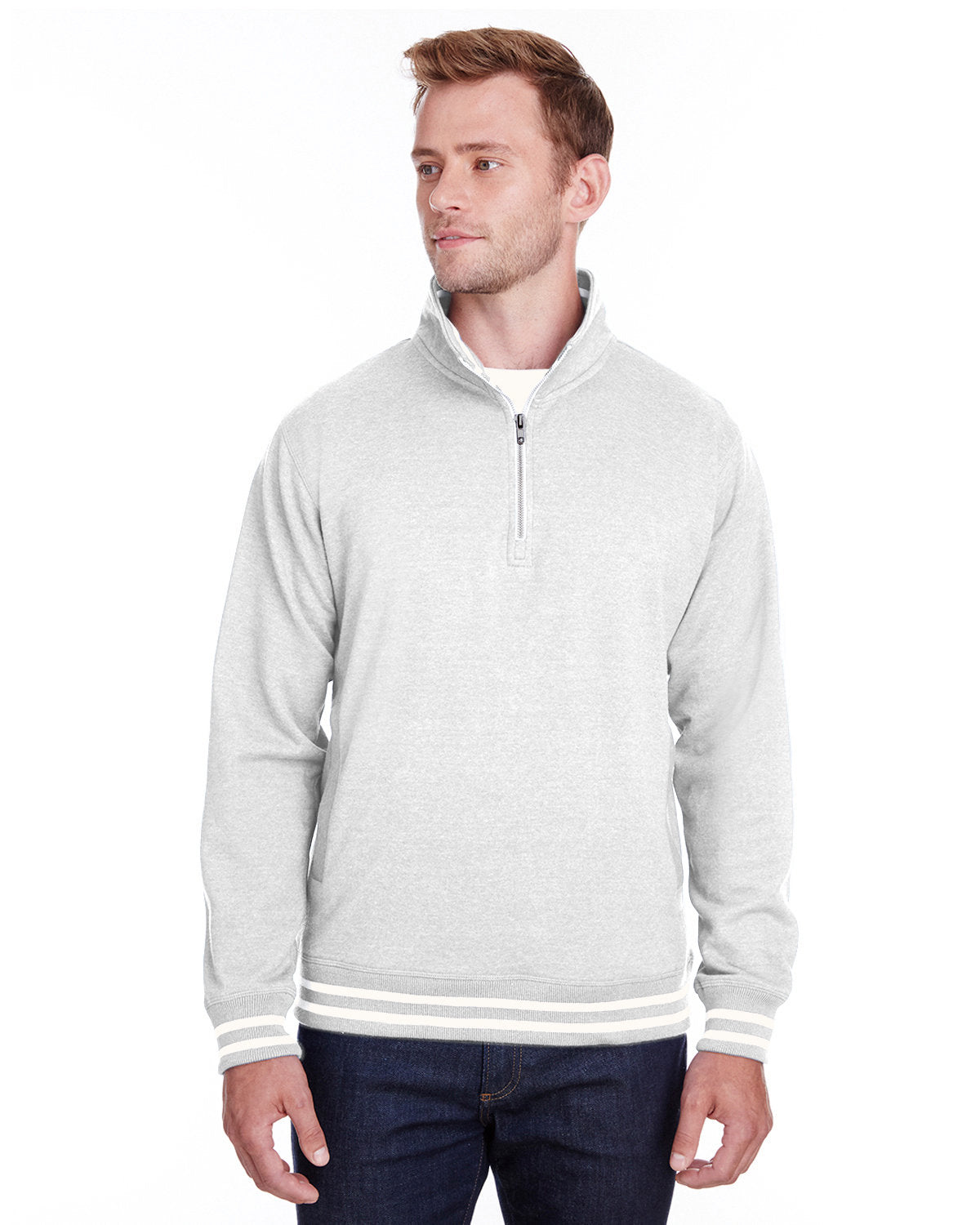 J America JA8650 Adult Relay Quarter-Zip