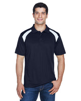 Harriton M318 Adult 4 oz. Polytech Colorblock Polo
