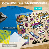 Neon Party Anime Girl Pressables Pack