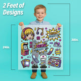 Neon Party Anime Girl Pressables Pack
