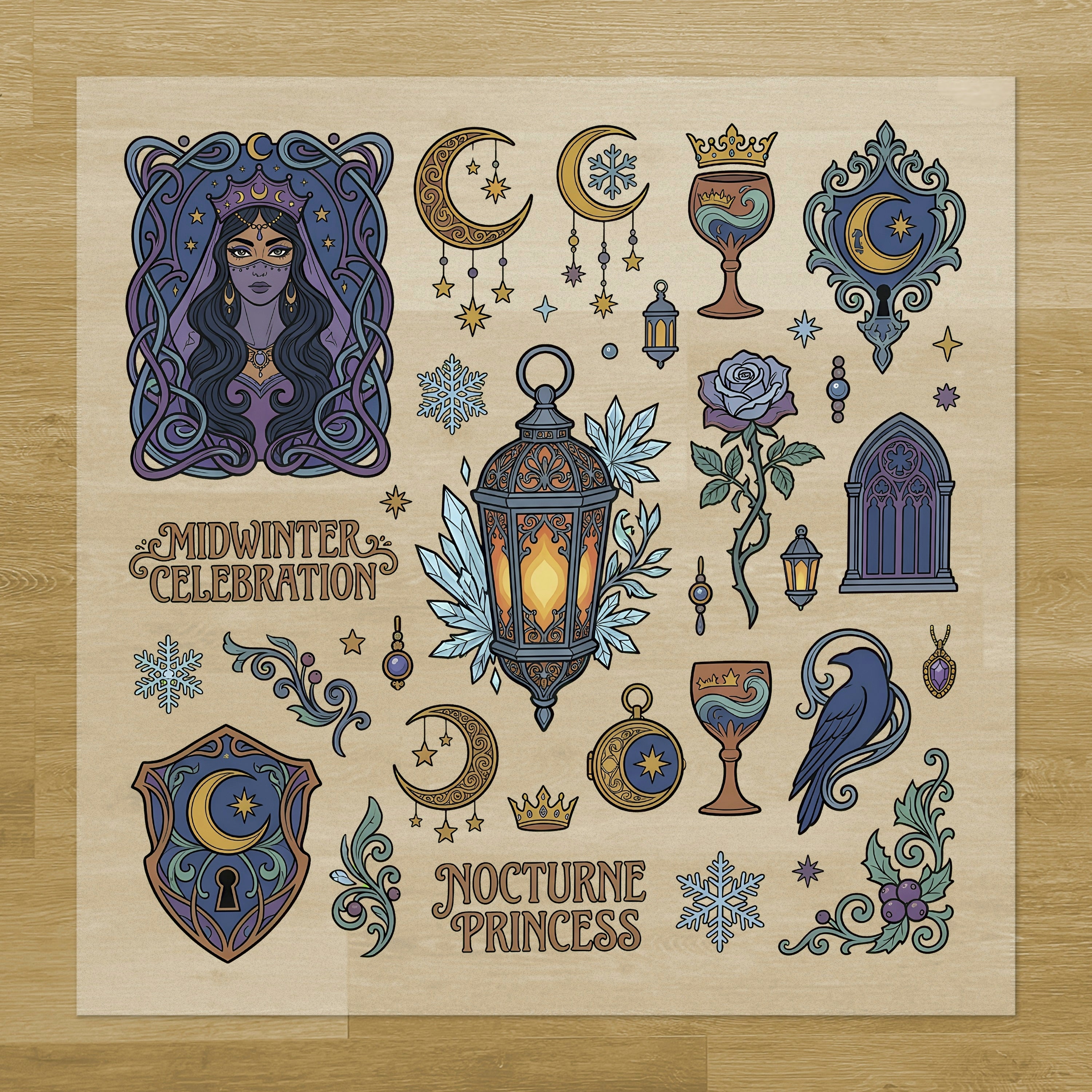 Nocturne Princess Pressables Pack