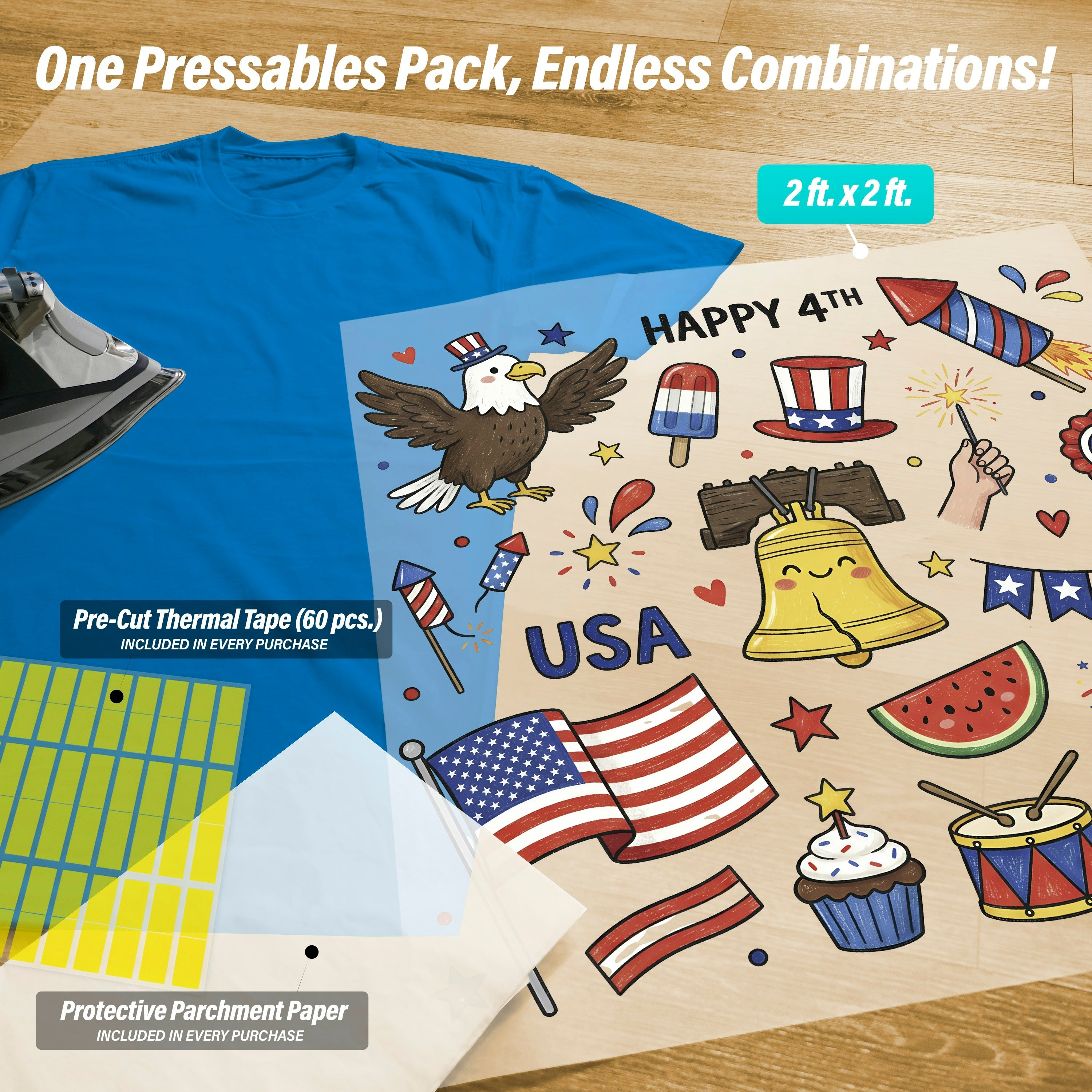 Happy 4th of July Pressables Pack