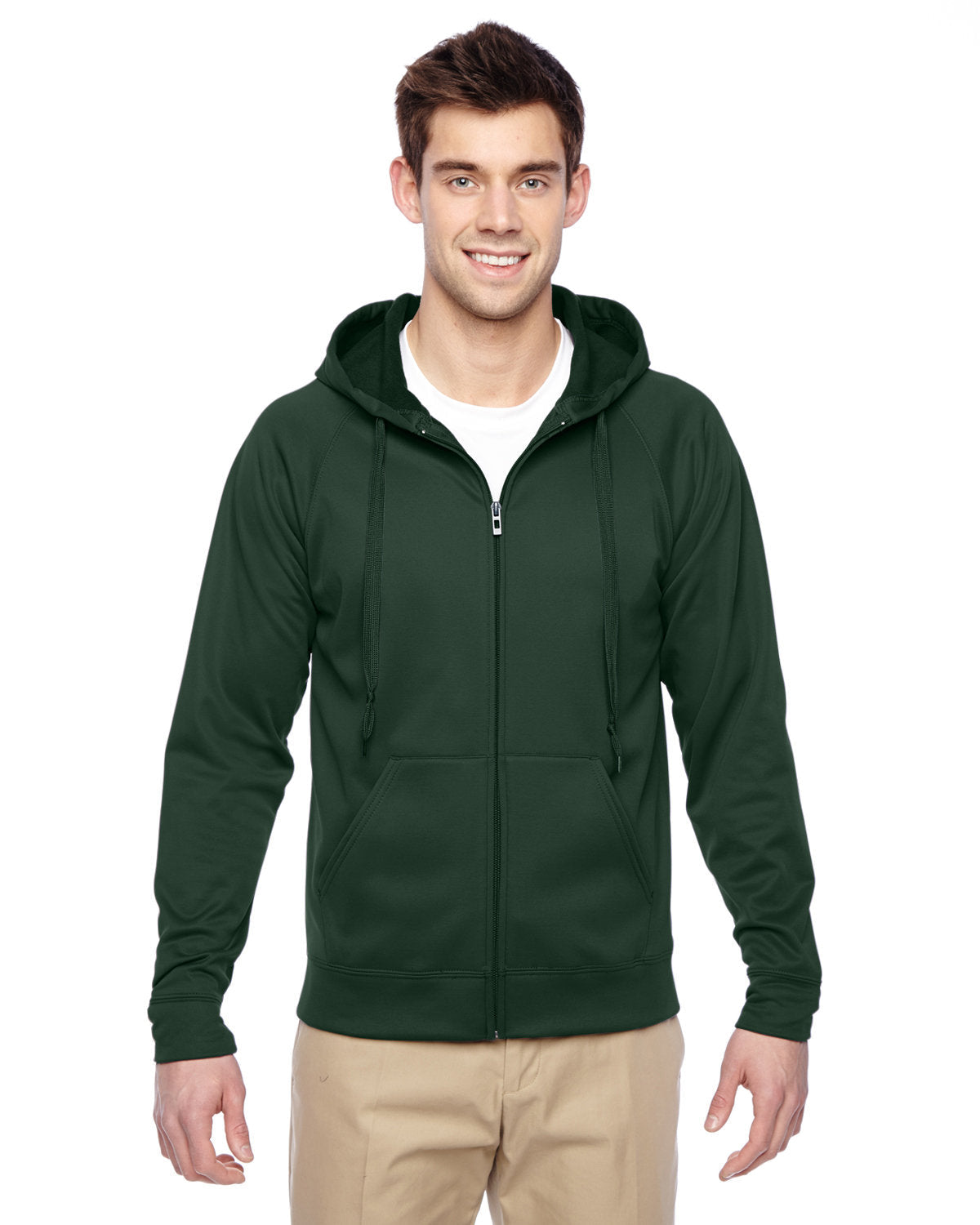 Jerzees PF93MR Adult 6 oz. DRI-POWER SPORT Full-Zip Hooded Sweatshirt