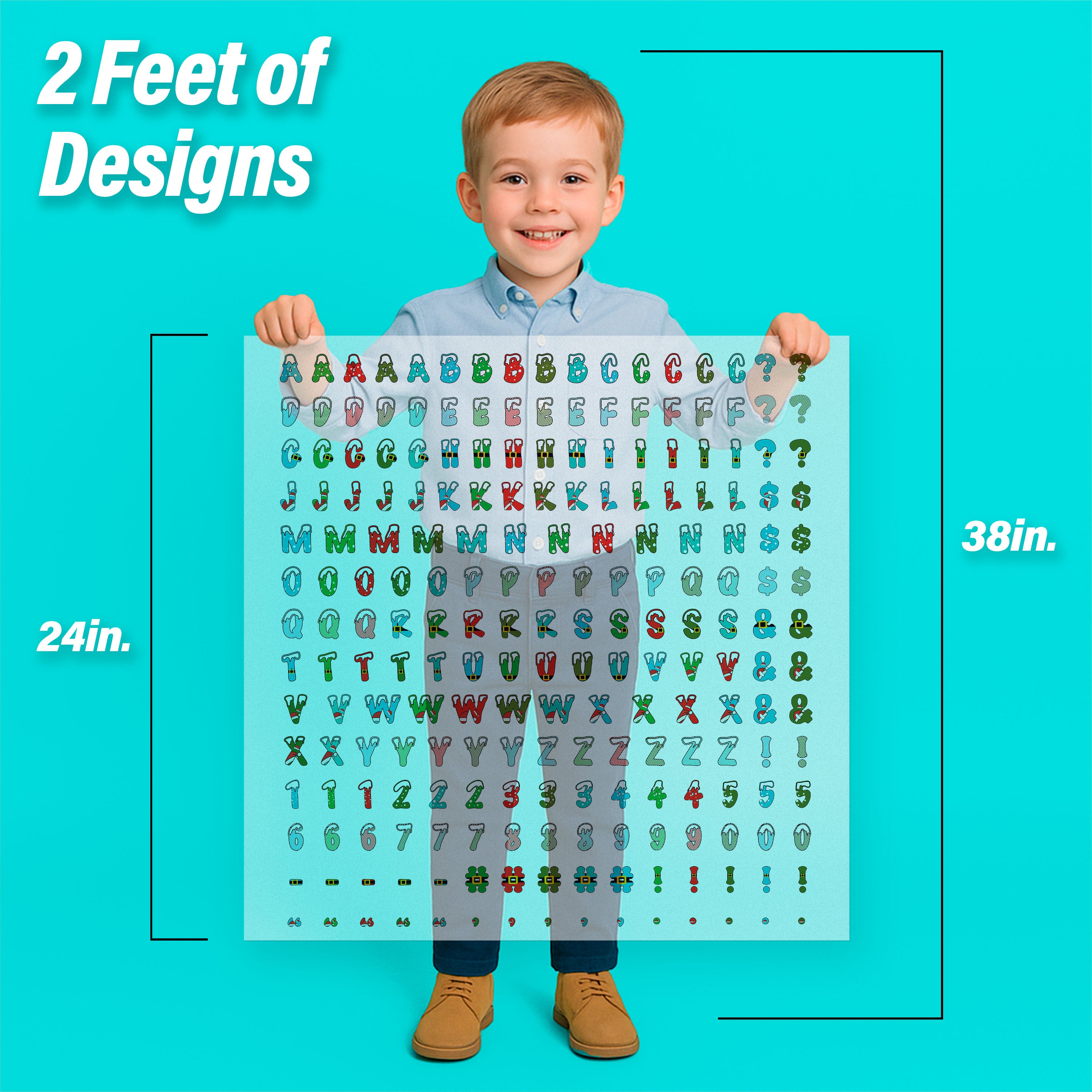 Christmas Lettering Pressables Pack