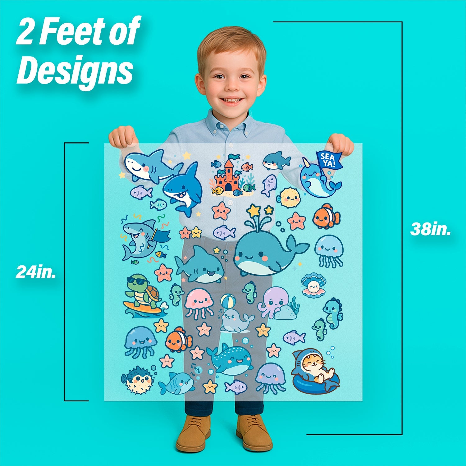 Ocean & Sea Life Pressables Pack