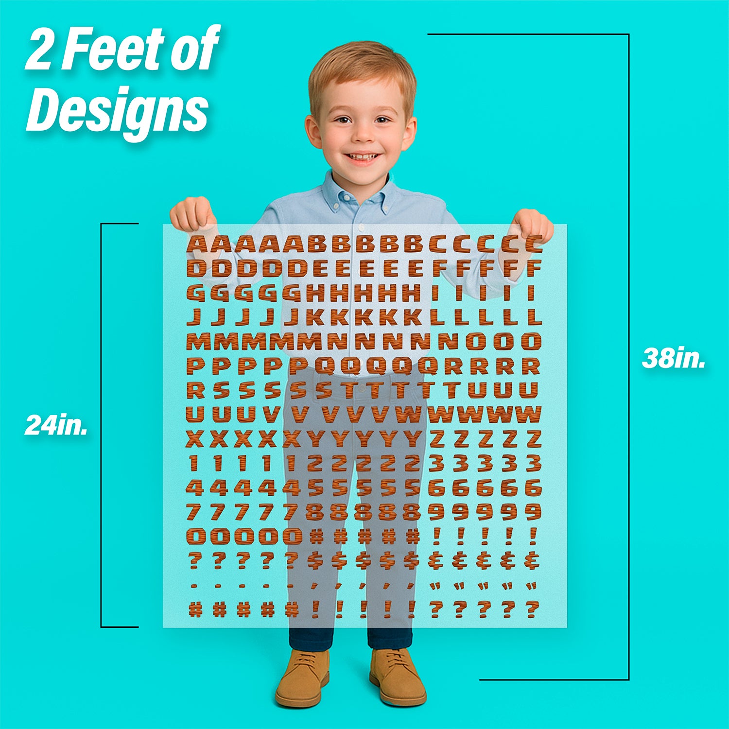 Woodland Lettering Pressables Pack