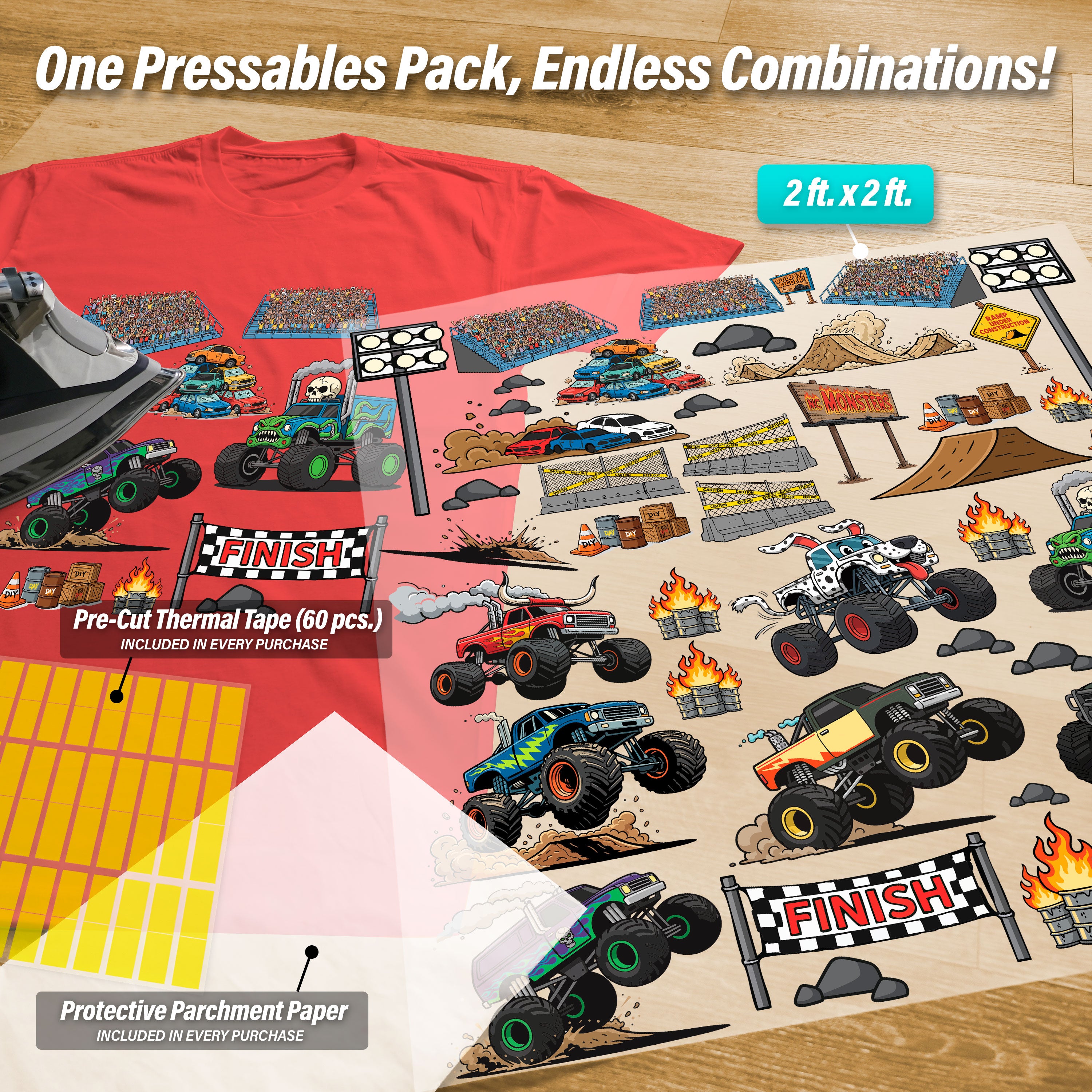 Build Your Own Mountain Hike Pressables Pack