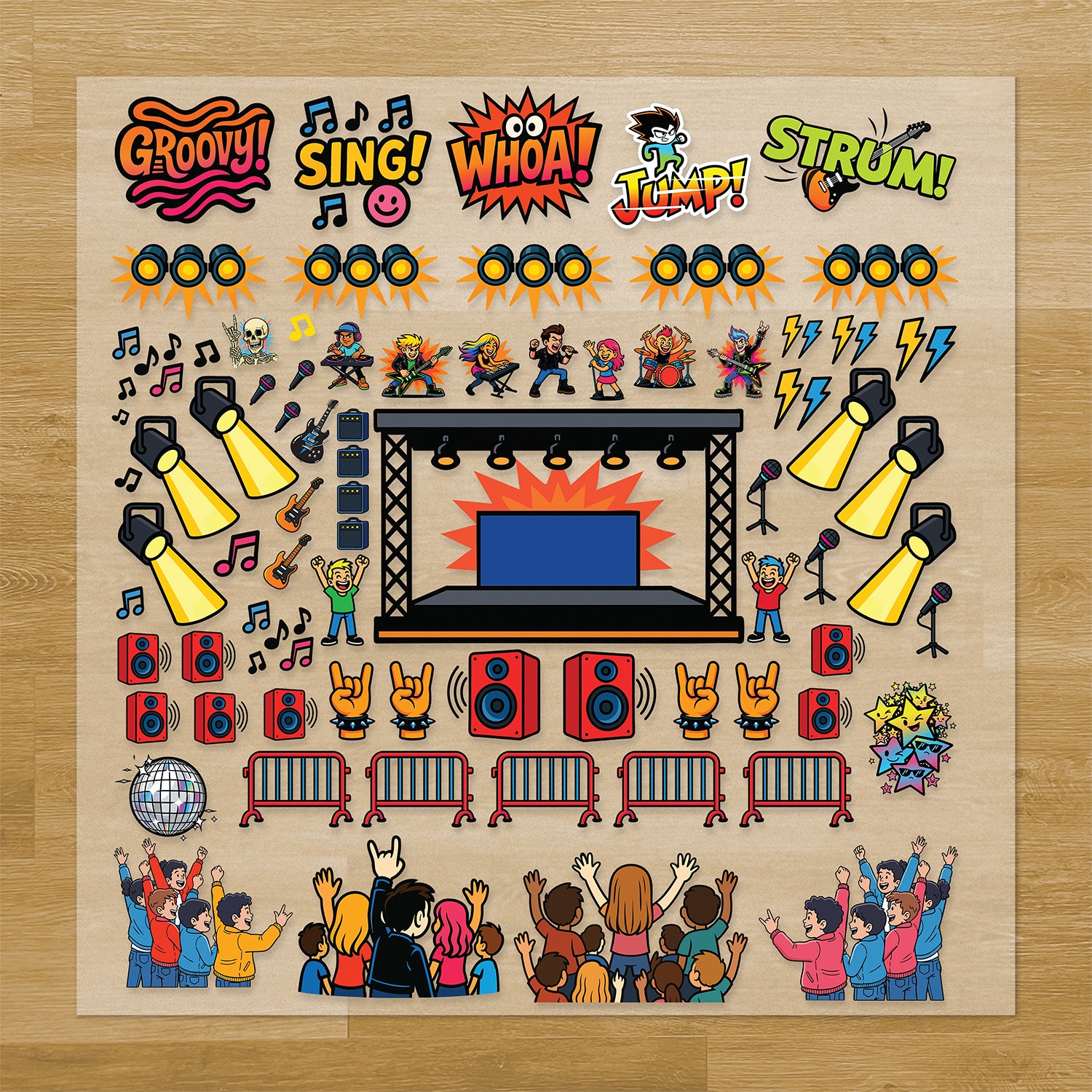 Build Your Own Music Band Pressables Pack