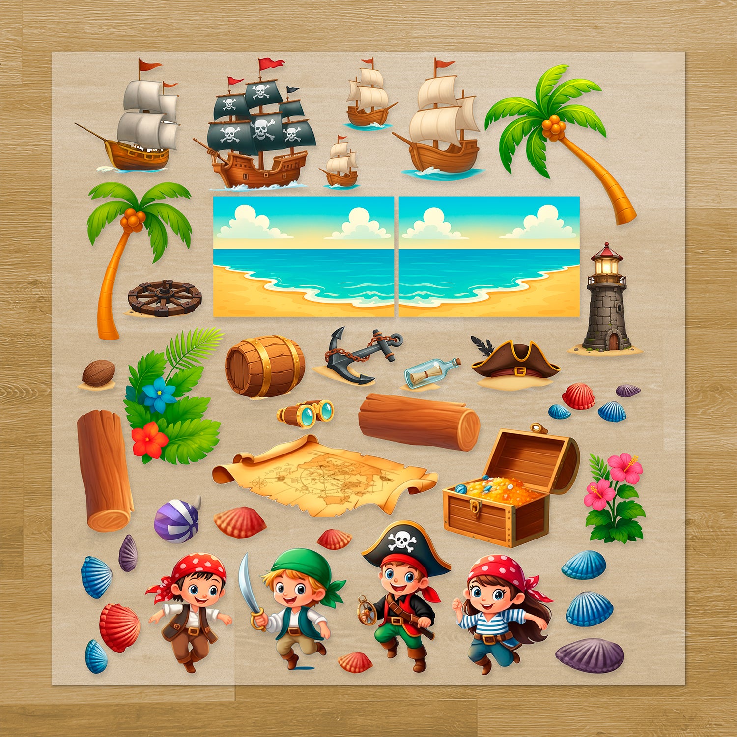 Build Your Own Private Island Pressables Pack