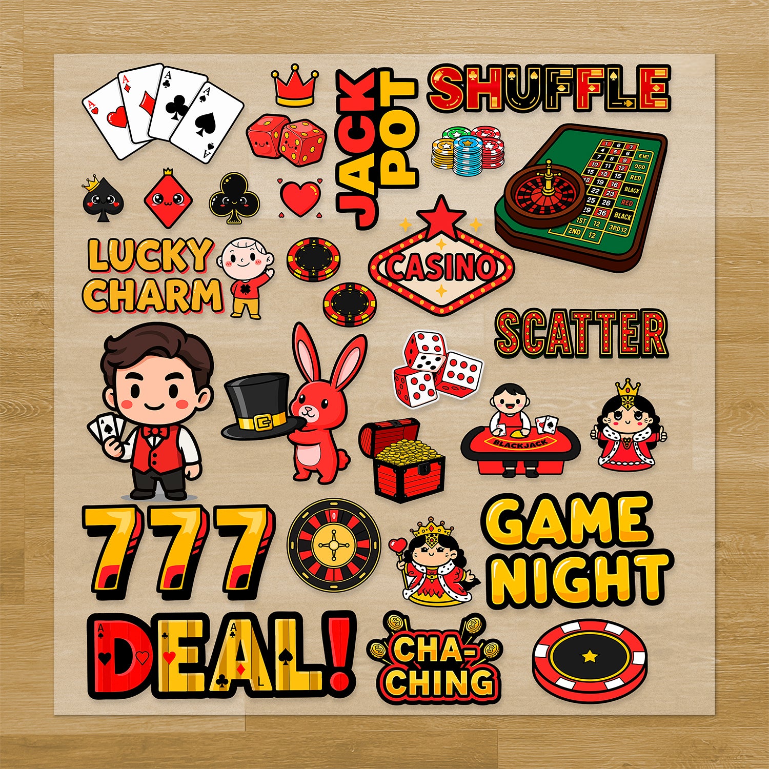 Casino and Cards Pressables Pack