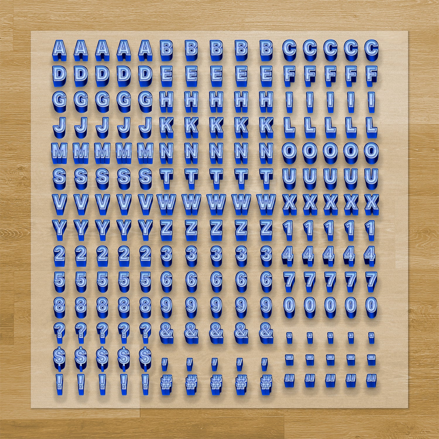 Galaxy Lettering Pressables Pack