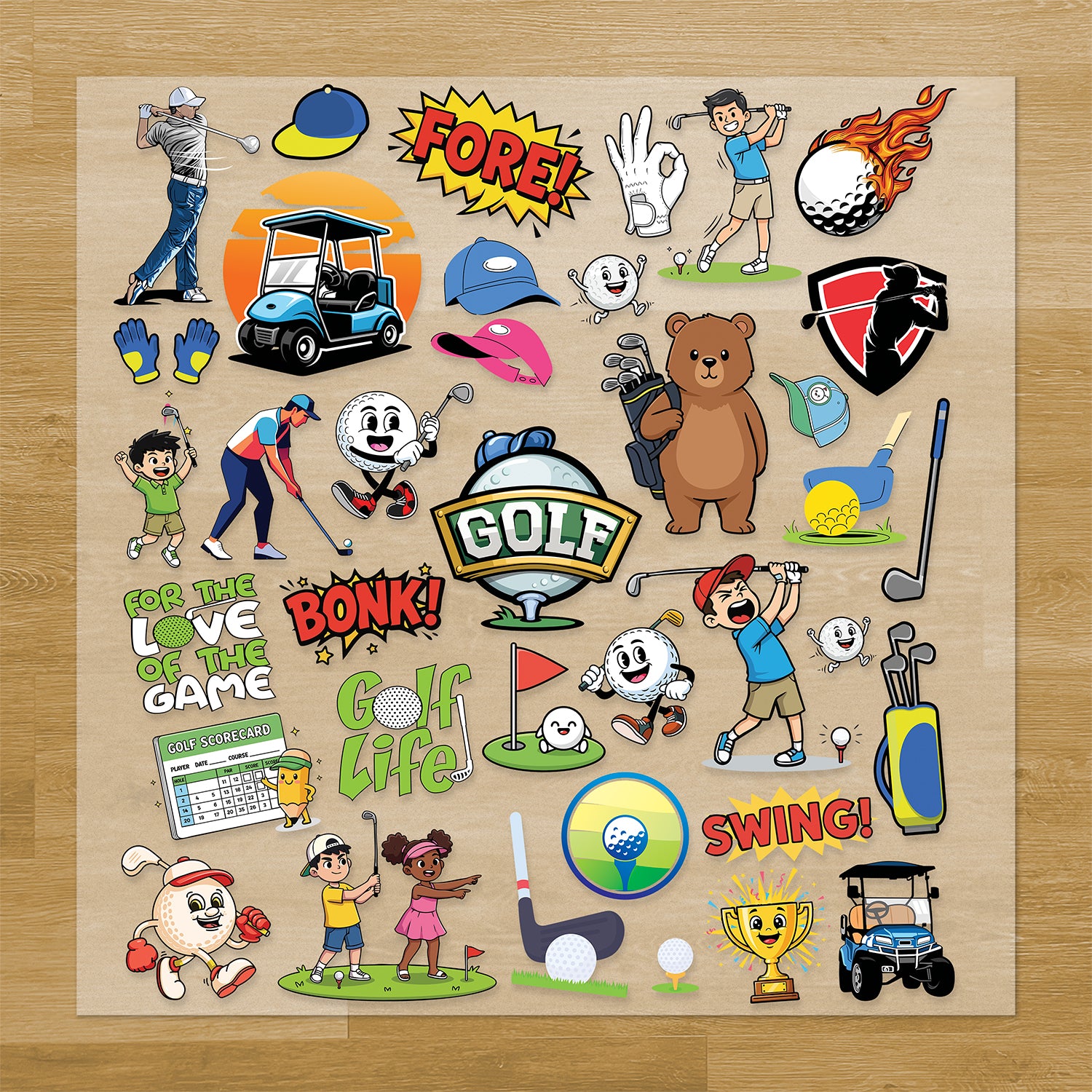 Golf Pressables Pack