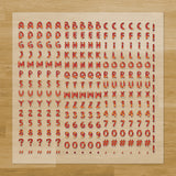 Autumn Lettering Pressables Pack