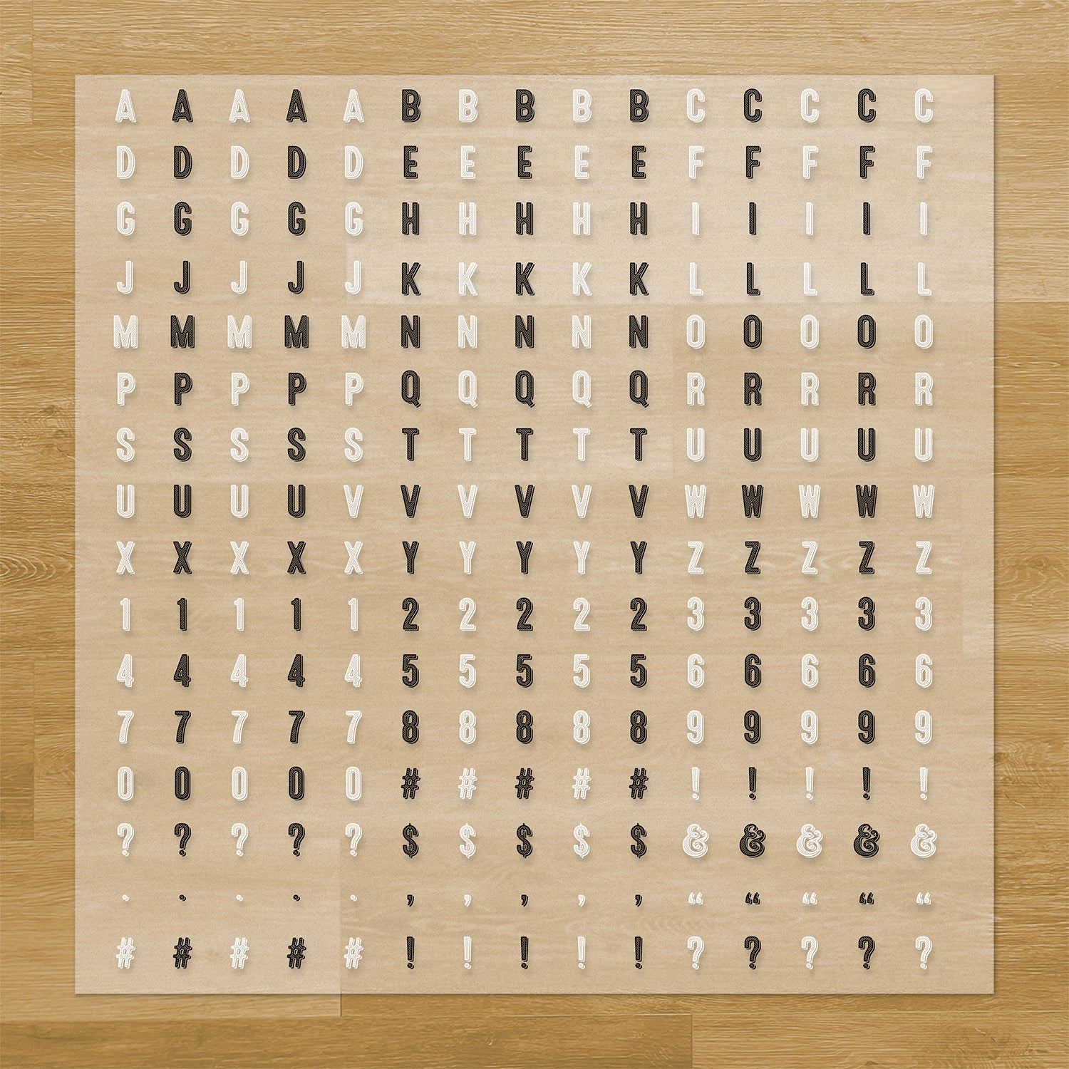 Father's Day Lettering Pressables Pack