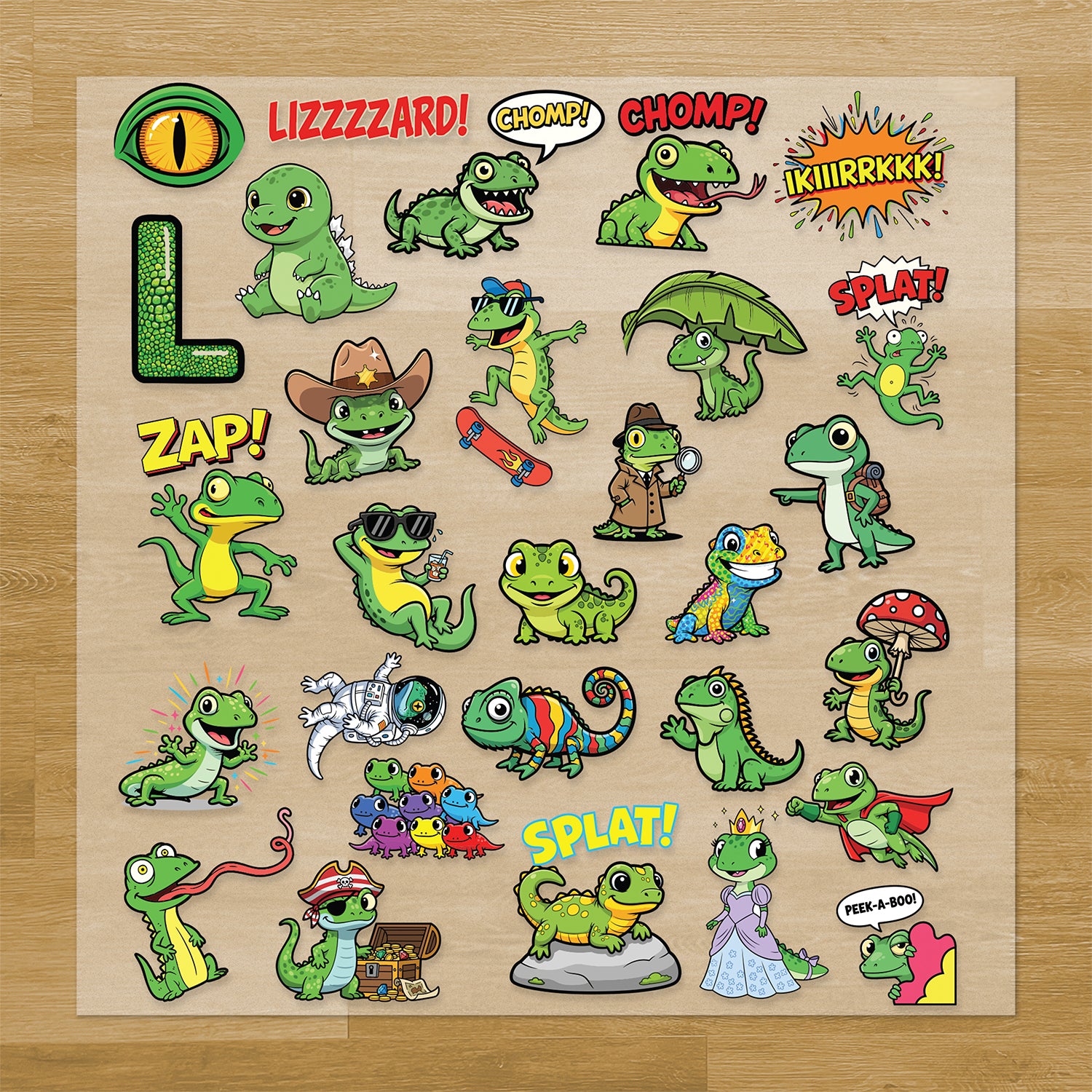 Lizards Pressables Pack