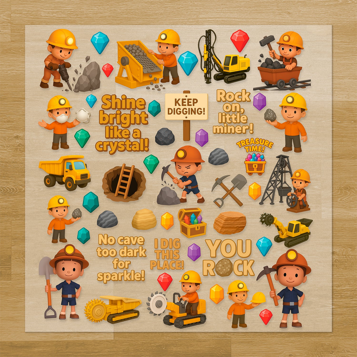 Mining and Rocks Pressables Pack