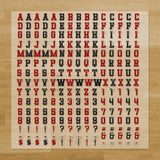 Sports Lettering Pressables Pack