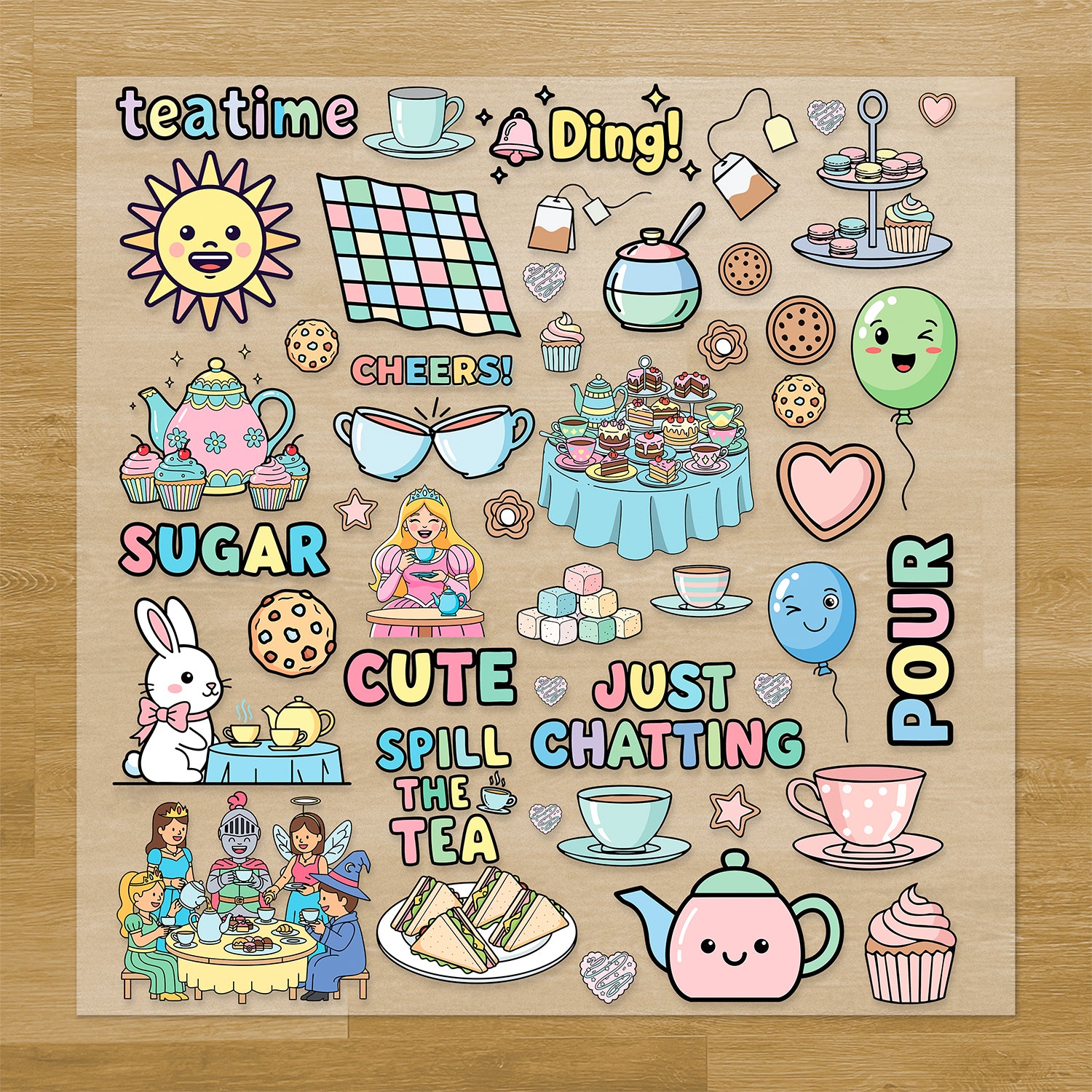 Tea Party Pressables Pack