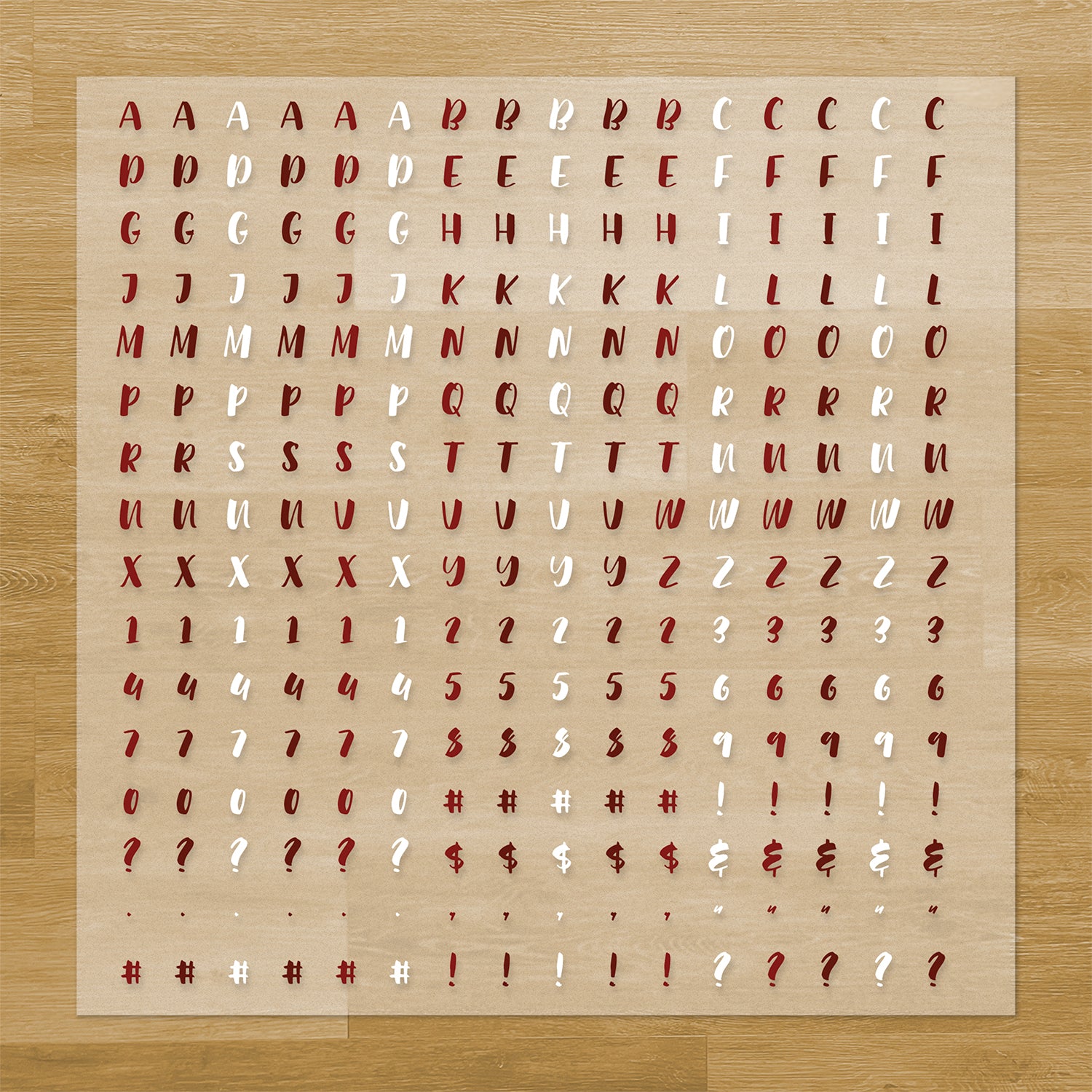 Thanksgiving Lettering Pressables Pack