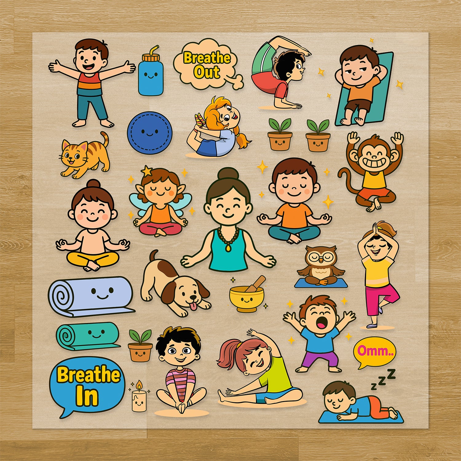 Yoga Pressables Pack