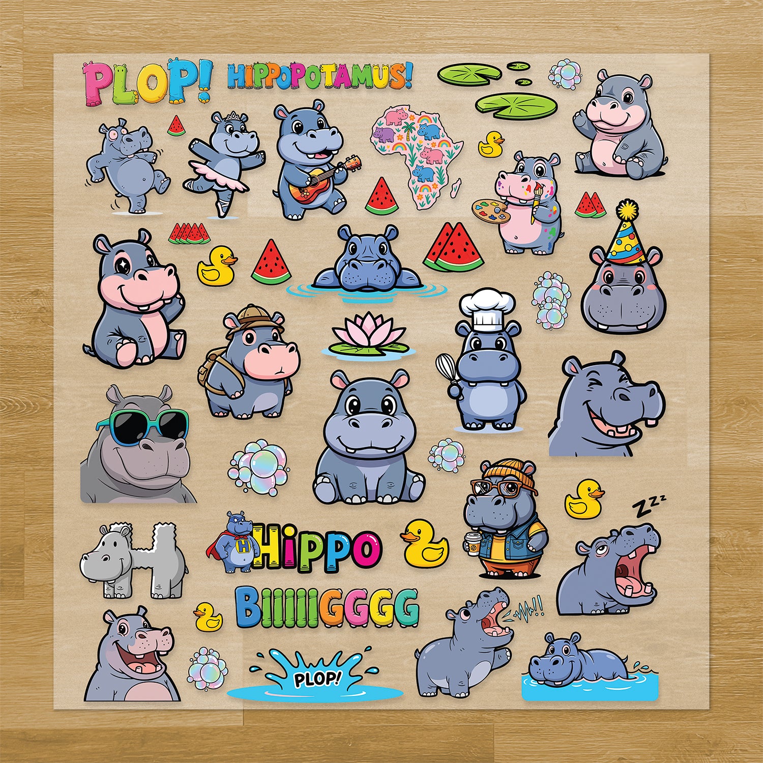Hippos Pressables Pack