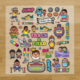 Track & Field Pressables Pack