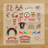 Christmas Reindeer Pressables Pack