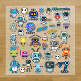 Cute Robots Pressables Pack
