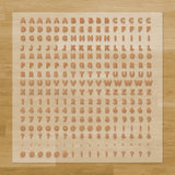 Christmas Ginger Bread Letters & Symbols Pressables Pack