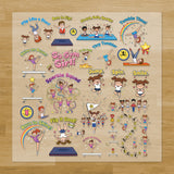 Gymnastics Pressables Pack