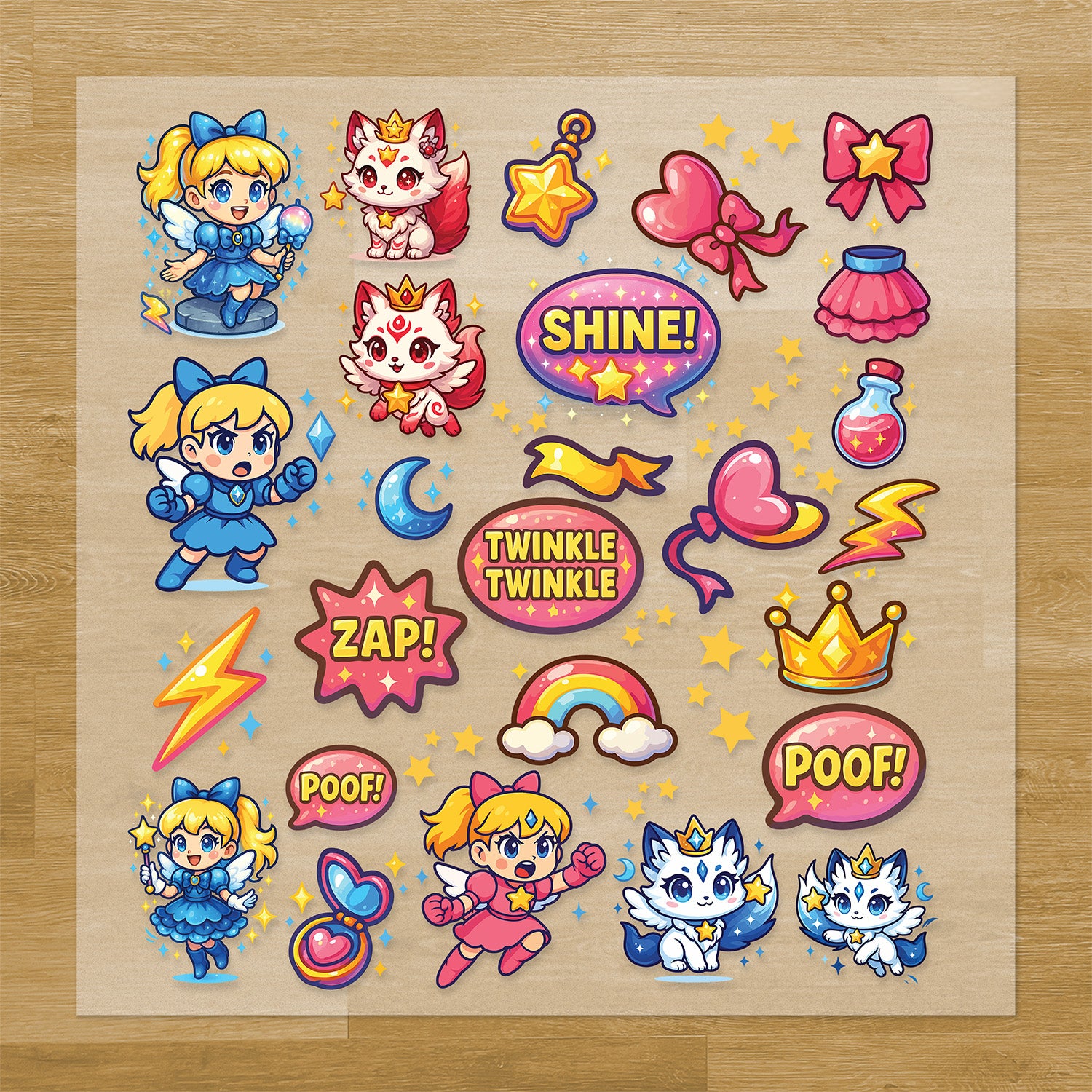 Magic Girls Pressables Pack