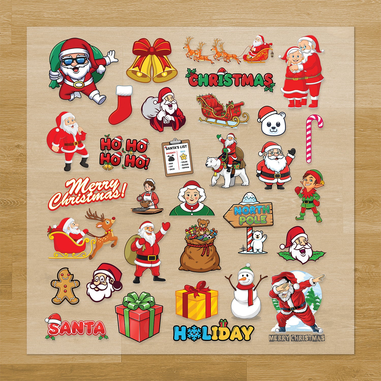 Santa Claus Pressables Pack