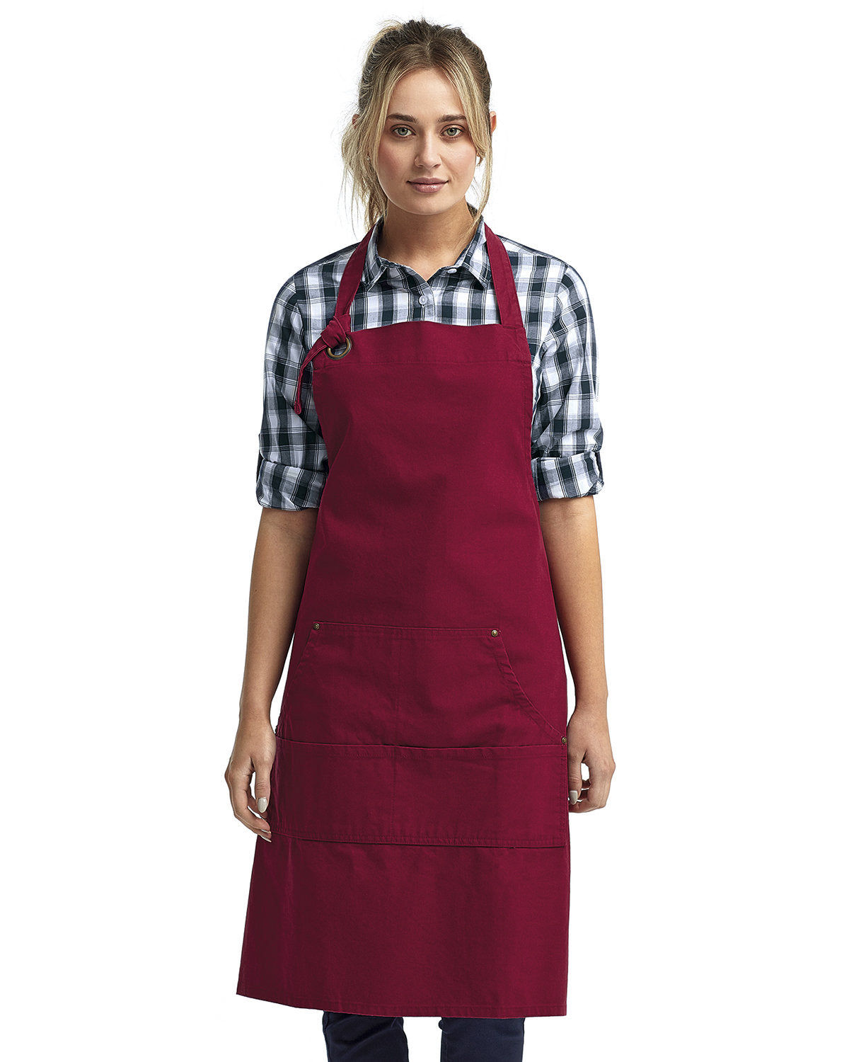 "Artisan Collection by Reprime RP137 "Calibre" Heavy Cotton Canvas Pocket Apron"