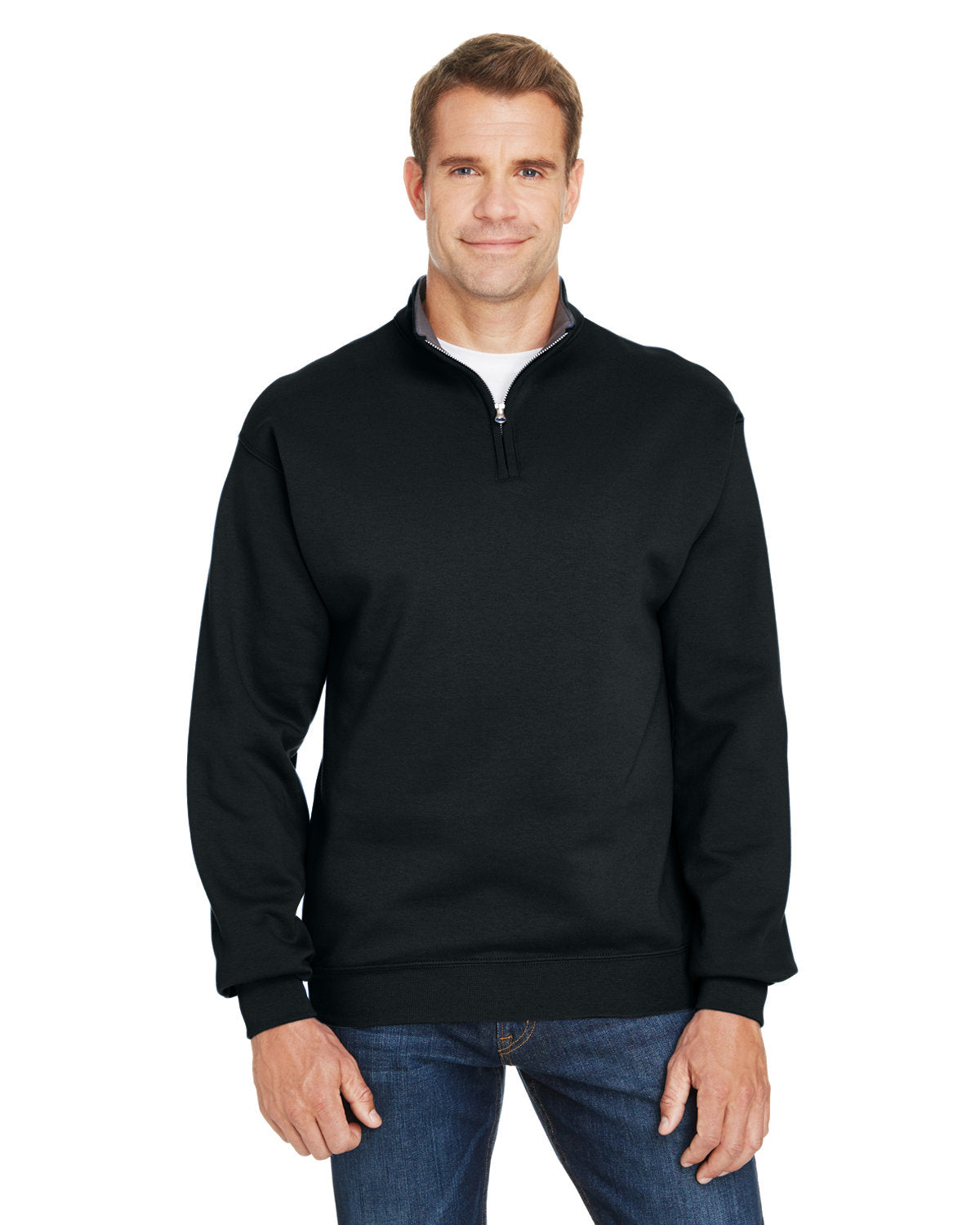 Fruit of the Loom SF95R Adult Sofspun Quarter-Zip Sweatshirt