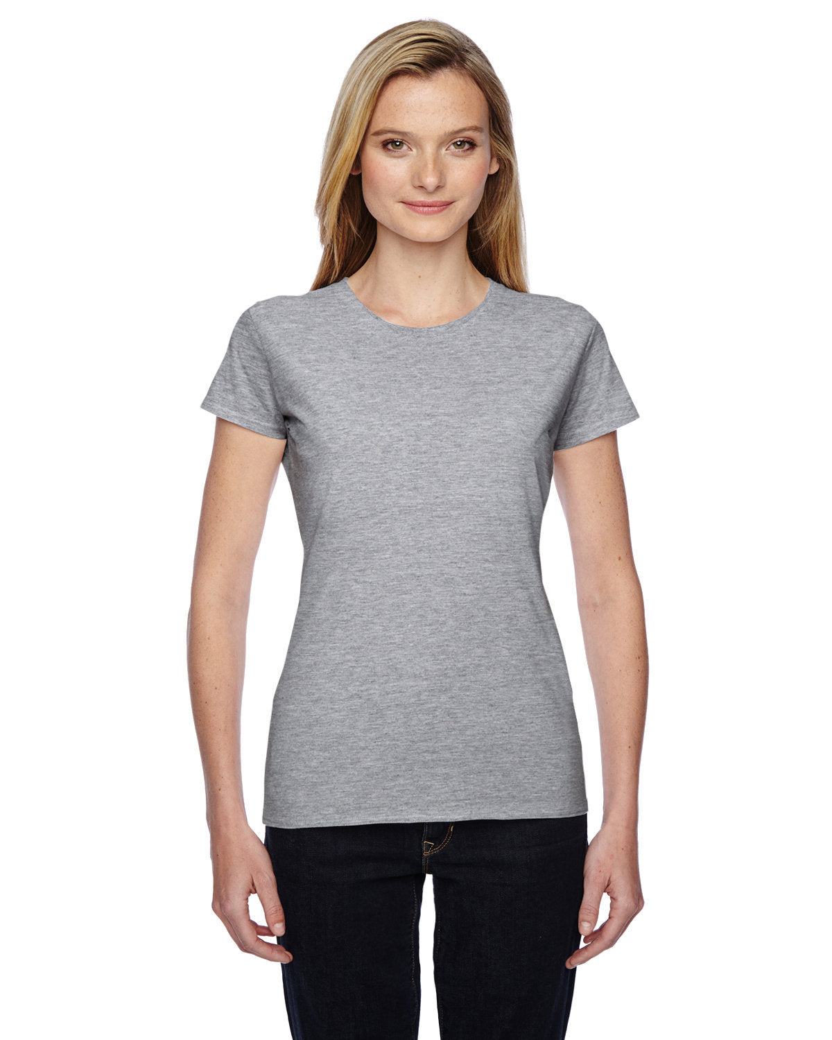 Fruit of the Loom SSFJR Ladies' Sofspun Jersey Junior Crew T-Shirt