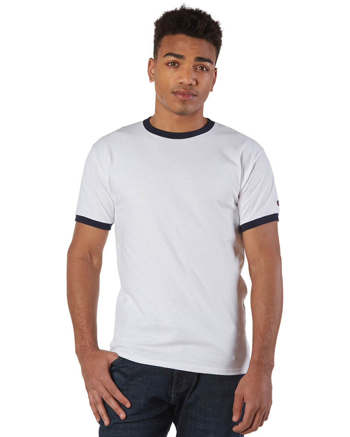 Champion T1396 Adult 5.2 oz. Ringer T-Shirt