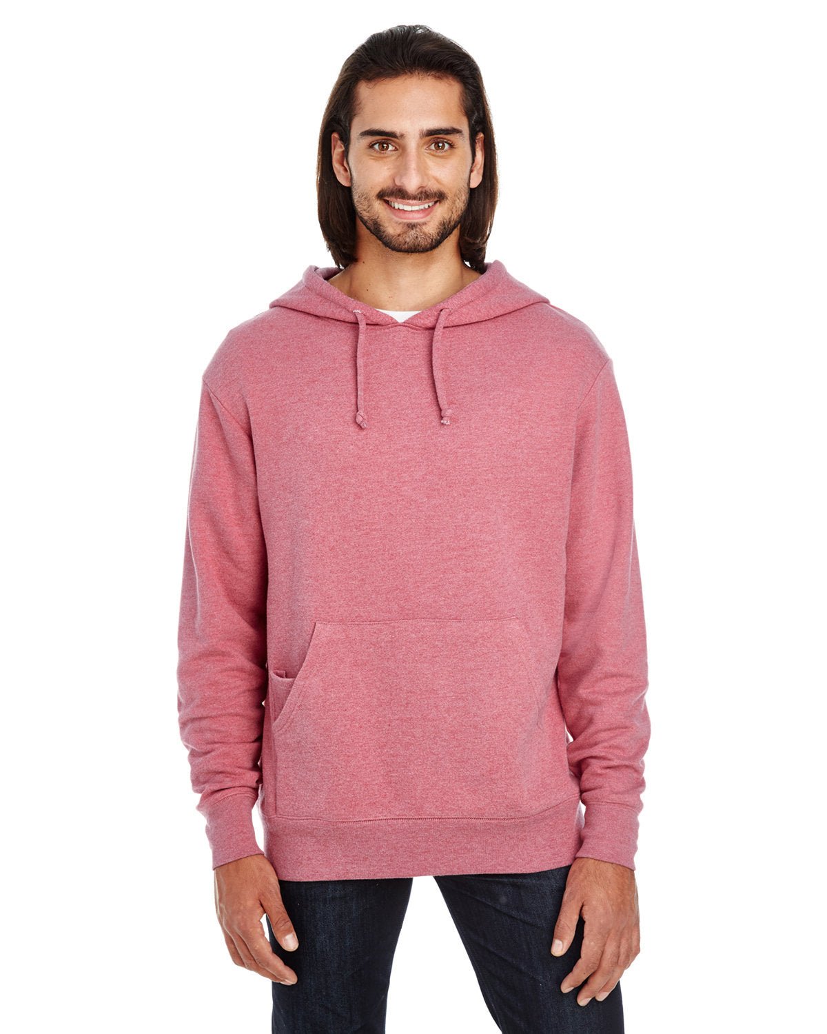 Threadfast Apparel 321H Unisex Triblend French Terry Hoodie - Ninja Transfers