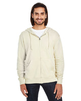 Threadfast Apparel 321Z Unisex Triblend French Terry Full - Zip - Ninja Transfers