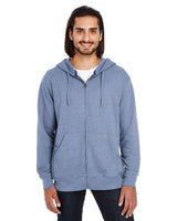 Threadfast Apparel 321Z Unisex Triblend French Terry Full - Zip - Ninja Transfers