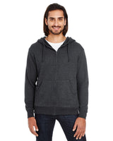 Threadfast Apparel 321Z Unisex Triblend French Terry Full - Zip - Ninja Transfers