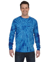 Tie - Dye CD2000 Adult 5.4 oz. 100% Cotton Long - Sleeve T-Shirt - Ninja Transfers