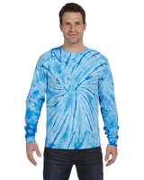Tie - Dye CD2000 Adult 5.4 oz. 100% Cotton Long - Sleeve T-Shirt - Ninja Transfers