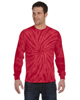 Tie - Dye CD2000 Adult 5.4 oz. 100% Cotton Long - Sleeve T-Shirt - Ninja Transfers