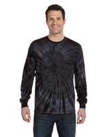 Tie - Dye CD2000 Adult 5.4 oz. 100% Cotton Long - Sleeve T-Shirt - Ninja Transfers