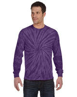Tie - Dye CD2000 Adult 5.4 oz. 100% Cotton Long - Sleeve T-Shirt - Ninja Transfers