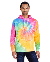Tie - Dye CD877 Adult Tie - Dyed Pullover Hooded Sweatshirt - Ninja Transfers