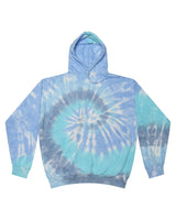 Tie - Dye CD877 Adult Tie - Dyed Pullover Hooded Sweatshirt - Ninja Transfers