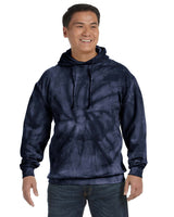 Tie - Dye CD877 Adult Tie - Dyed Pullover Hooded Sweatshirt - Ninja Transfers