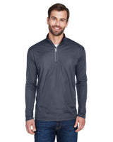 UltraClub 8230 Men's Cool & Dry Sport Quarter - Zip Pullover - Ninja Transfers
