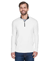 UltraClub 8230 Men's Cool & Dry Sport Quarter - Zip Pullover - Ninja Transfers